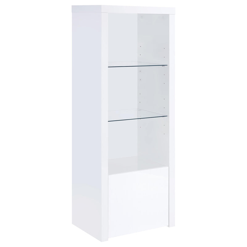 Jude 3-piece 71-inch TV Entertainment Center White High Gloss - 704251-SET