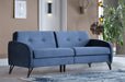 Juniper 3 Seat Sleeper (Vika Navy Blue) - Gate FurnitureSleeper Sofa