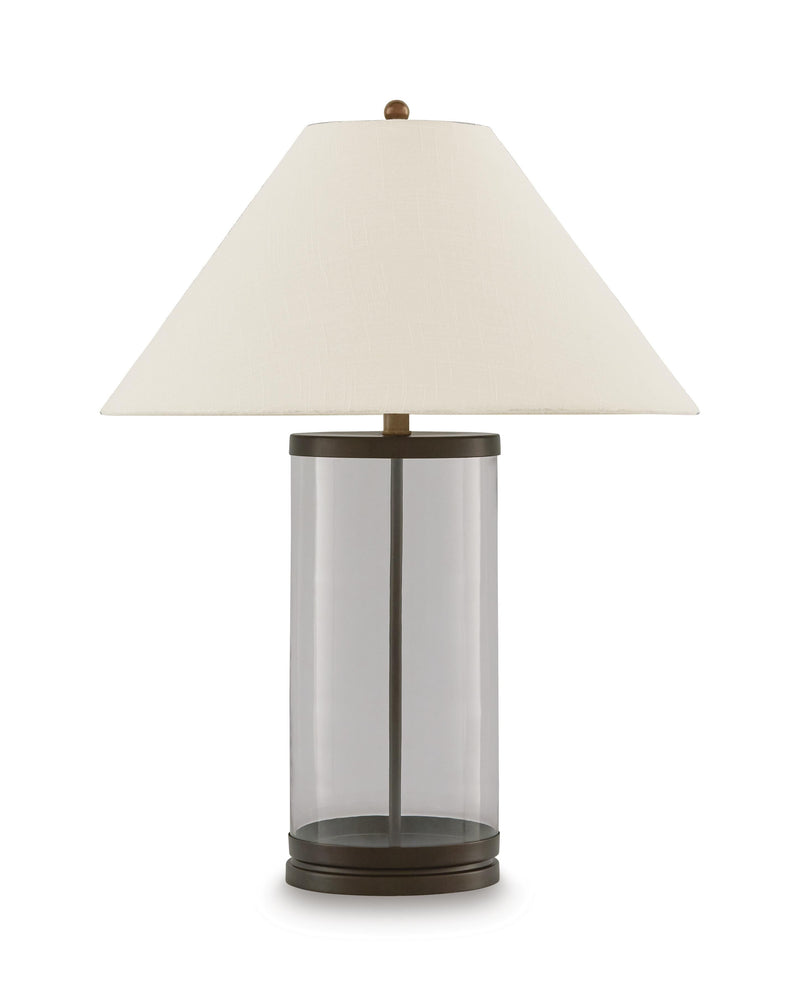 Junrow Clear/Brown Table Lamp - L430964