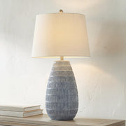 Kaidins White/Blue Table Lamp - L100984
