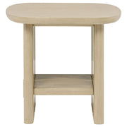 Kailani 3-piece Coastal Coffee and End Table Set Beige Oak - 706588-S3