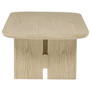 Kailani 3-piece Coastal Coffee and End Table Set Beige Oak - 706588-S3