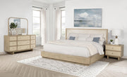 Kailani 4-piece Queen Bedroom Set Beige Oak - 225041Q-S4