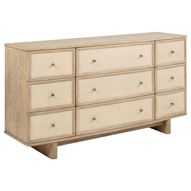 Kailani 5-piece Queen Bedroom Set Beige Oak - 225041Q-S5