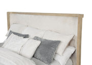 Kailani 52-inch California King Wingback Bed Beige Oak - 225041KW
