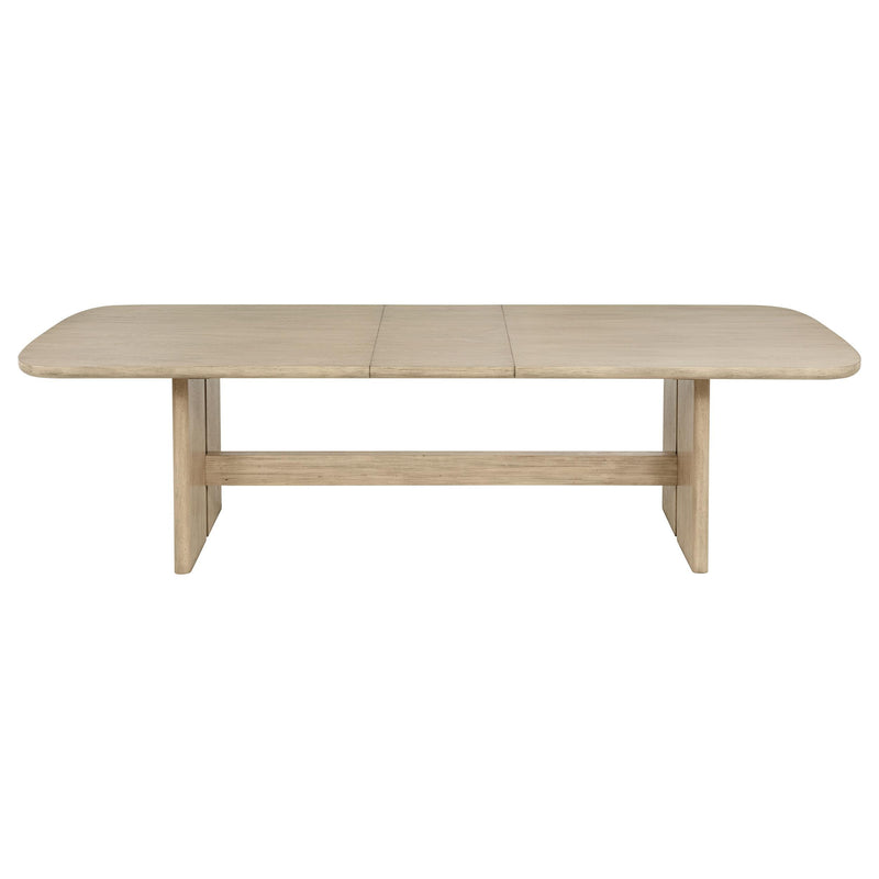Kailani 9-piece Rectangular Wood Dining Table Set Beige Oak - 109381-S9