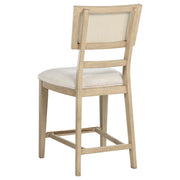Kailani Rattan Cane Counter Side Chair Beige Oak (Set of 2) - 109389