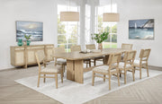 Kailani Rattan Cane Dining Side Chair Beige Oak (Set of 2) - 109382