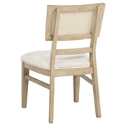 Kailani Rattan Cane Dining Side Chair Beige Oak (Set of 2) - 109382