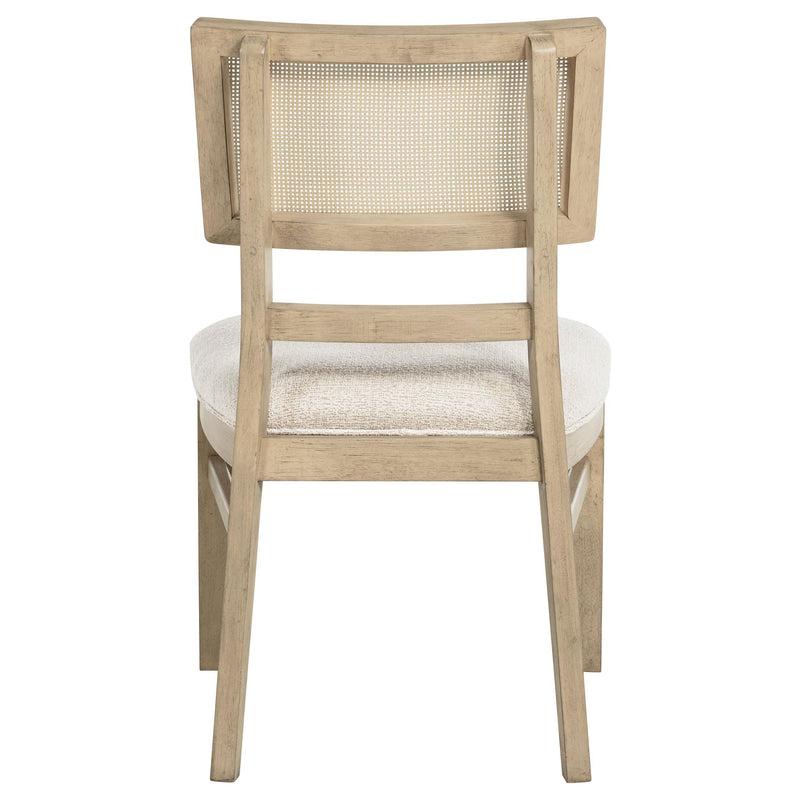 Kailani Rattan Cane Dining Side Chair Beige Oak (Set of 2) - 109382
