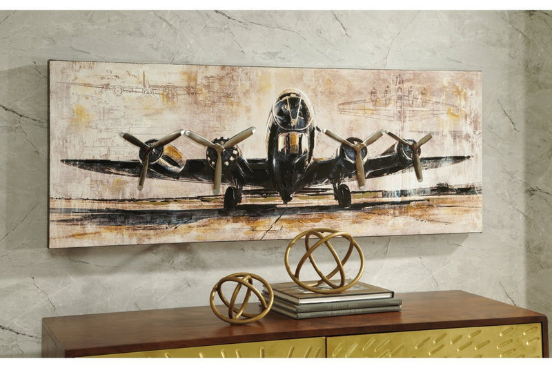 Kalene Brown/Black Wall Art - Lara FurnitureWall Art