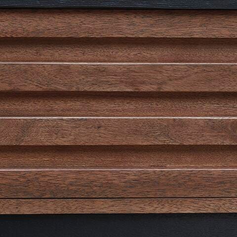 Kallari Warm Brown/Black Lift-Top Coffee Table - T737-9