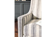 Kambria Ivory/Black Accent Chair - Gate FurnitureAccent Chair