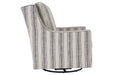 Kambria Ivory/Black Accent Chair - Gate FurnitureAccent Chair