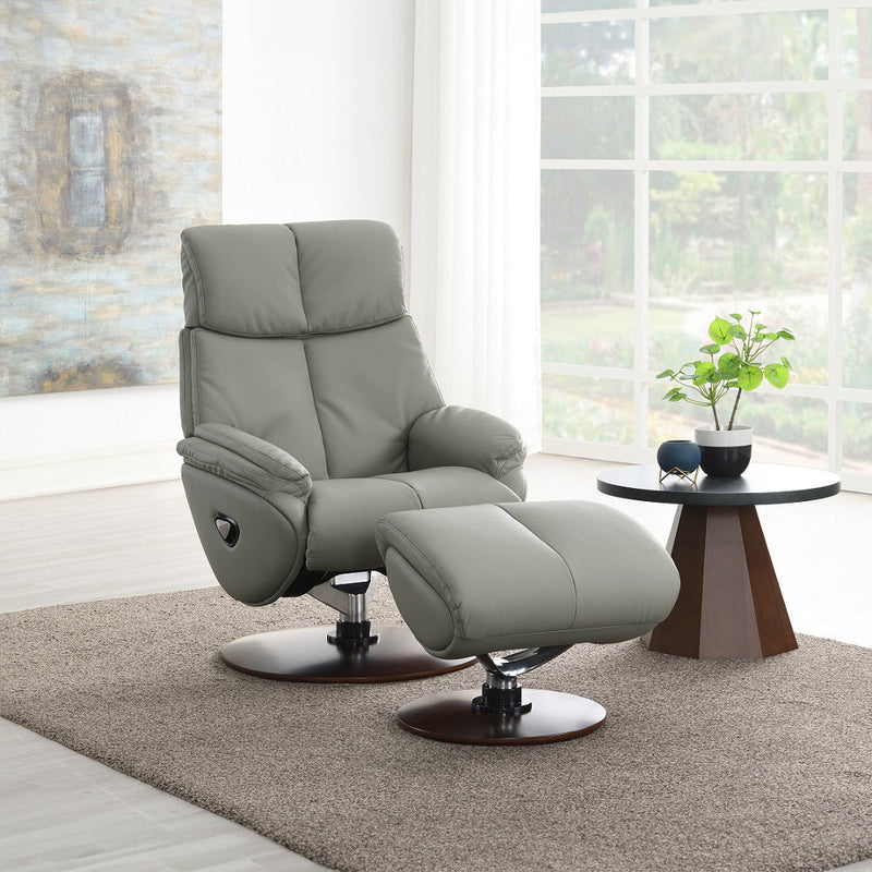 Kandoro MOTION ACCENT CHAIR W/SWIVEL & OTTOMAN - AC02991