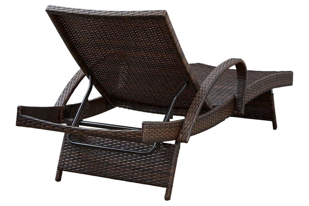 Kantana Brown Chaise Lounge (set of 2) - Gate FurnitureLounge Chair