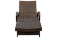 Kantana Brown Chaise Lounge (set of 2) - Gate FurnitureLounge Chair
