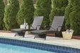 Kantana Brown Chaise Lounge (set of 2) - Gate FurnitureLounge Chair