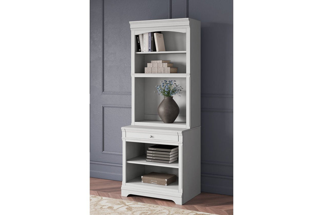 Kanwyn Whitewash Bookcase - Gate FurnitureBookcases