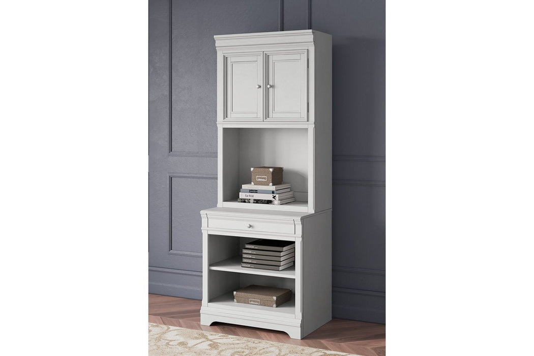 Kanwyn Whitewash Bookcase - Gate FurnitureBookcases