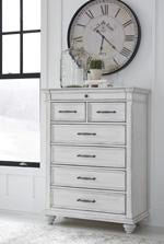Kanwyn Whitewash Chest of Drawers - Lara FurnitureChest