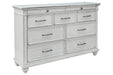Kanwyn Whitewash Dresser - Gate FurnitureDresser