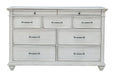 Kanwyn Whitewash Dresser - Gate FurnitureDresser