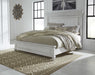 Kanwyn Whitewash King Panel Bed - Gate FurnitureKing Bed