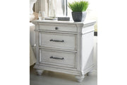 Kanwyn Whitewash Nightstand - Lara FurnitureNightstand