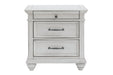 Kanwyn Whitewash Nightstand - Gate FurnitureNightstand