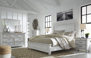 [EXCLUSIVE] Kanwyn Whitewash Panel Bedroom Set - Lara FurnitureBedroom Set