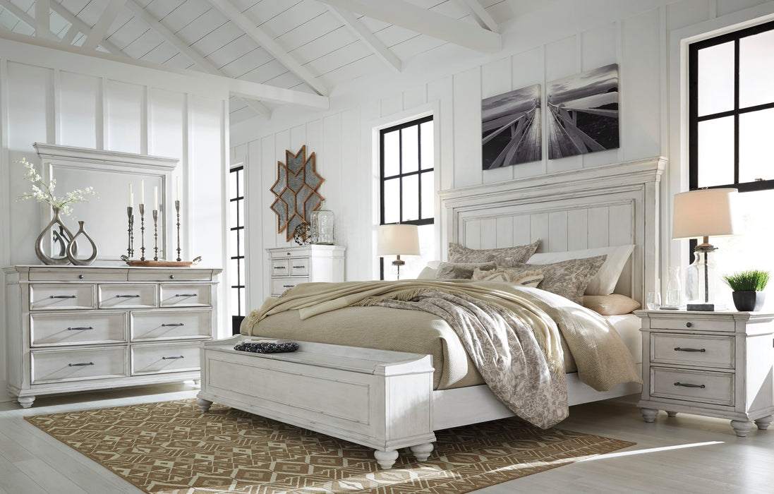 Kanwyn Whitewash Panel Storage Bedroom Set - Gate FurnitureBedroom Set