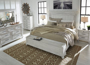 Kanwyn Whitewash Panel Storage Bedroom Set - Lara FurnitureBedroom Set