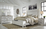 [EXCLUSIVE] Kanwyn Whitewash Panel Storage Bedroom Set - Lara FurnitureBedroom Set
