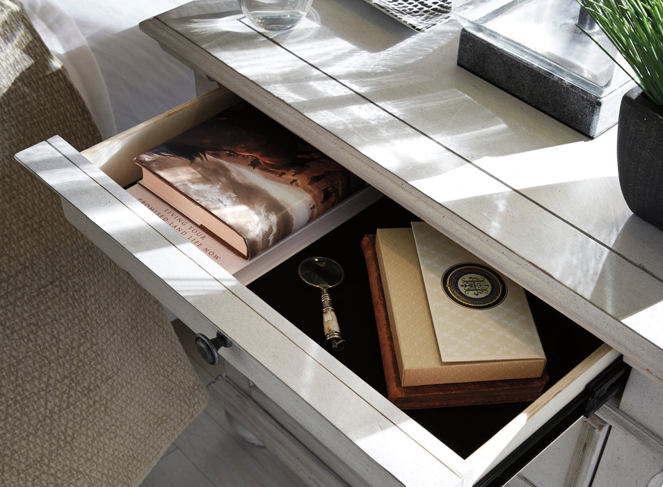 Kanwyn Whitewash Upholstered Panel Bedroom Set - Gate FurnitureBedroom Set