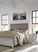 Kanwyn Whitewash Upholstered Panel Bedroom Set - Gate FurnitureBedroom Set