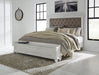 Kanwyn Whitewash Upholstered Storage Bedroom Set - Gate FurnitureBedroom Set