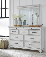 Kanwyn Whitewash Upholstered Storage Bedroom Set - Lara FurnitureBedroom Set