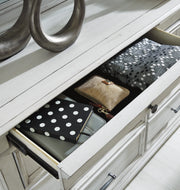[EXCLUSIVE] Kanwyn Whitewash Upholstered Storage Bedroom Set - Lara FurnitureBedroom Set