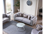 Kapadokya 3-pieces (Sofa & Loveseat & Chair) Livingroom Set Grey in Grey - 101-KAP-LUP18-321
