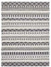 Karalee Ivory/Brown 8' x 10' Rug - Gate FurnitureRugs