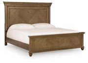 Karallin Medium Brown California King Panel Bed - PCB782B5