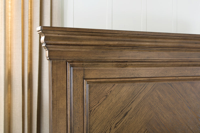 Karallin Medium Brown California King Panel Bed - PCB782B5