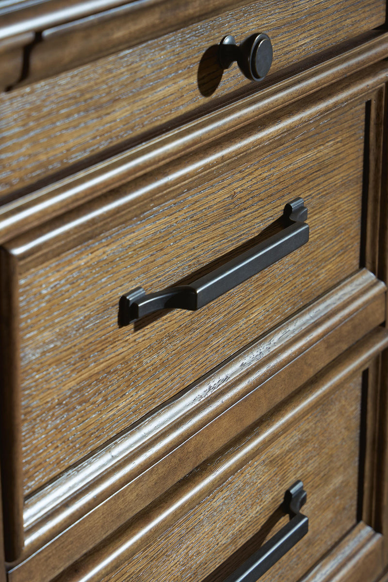 Karallin Medium Brown Dresser - PCB782-31