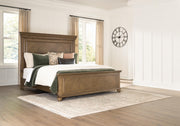 Karallin Medium Brown King Panel Bed - PCB782B4