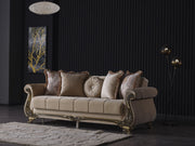 Karizma 88" Wide Rolled Arm Convertible Sofa - Sofas