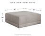 Katany Oversized Accent Ottoman - Gate FurnitureOttoman