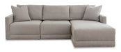 Katany Shadow 3 - Piece RAF Chaise Sectional - Gate FurnitureSectional