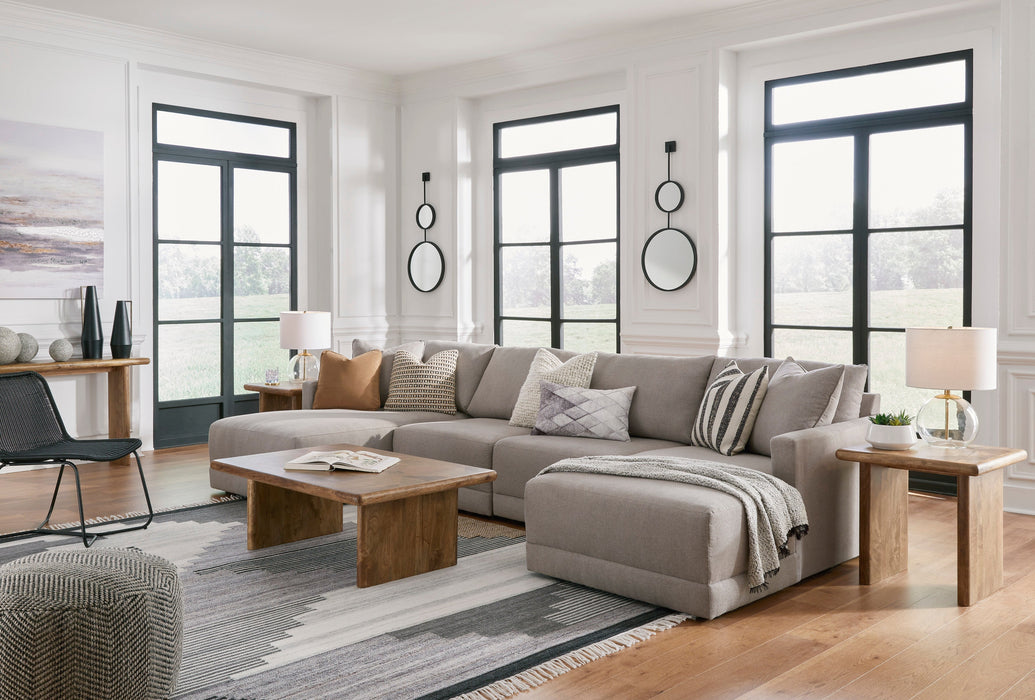 Katany Shadow 4 - Piece Double Chaise Sectional - Gate FurnitureSectional