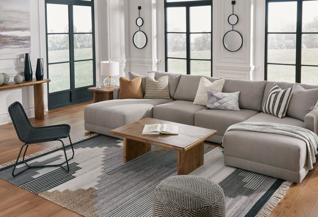 Katany Shadow 4 - Piece Double Chaise Sectional - Gate FurnitureSectional